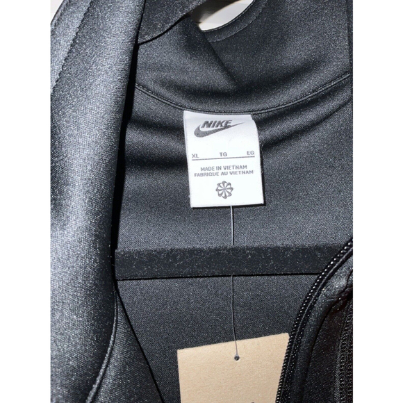 Nike Sportswear Smile Track Jacket Full Zip‎ Black/Orange Men’s XL DQ3524-010 - Picture 5 of 10